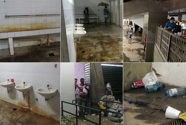 Est&aacute;dio Albert&atilde;o na reabertura no &uacute;ltimo domingo.(Imagem:Josiel Martins)
