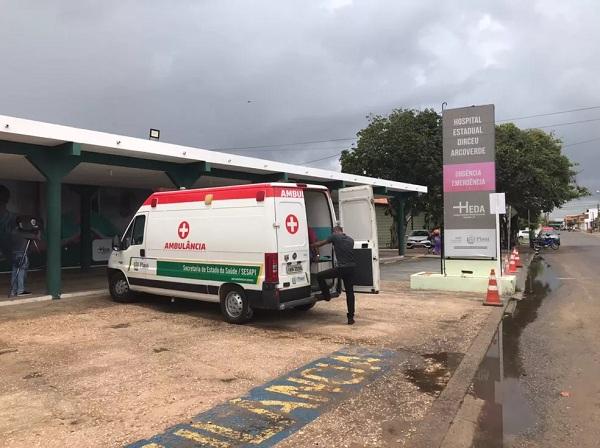  Hospital Dirceu Arvoverde (Heda), em Parna&iacute;ba.(Imagem:Tiago Mendes/ TV Clube)
