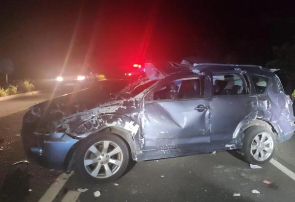 M&eacute;dico de 28 anos perde controle de carro e morre em acidente na BR-343, em Buriti dos Lopes.(Imagem:Divulga&ccedil;&atilde;o/PRF)