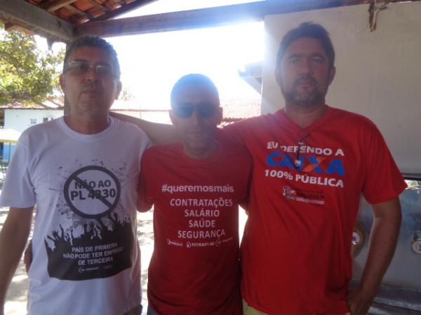 Encontro de banc&aacute;rios(Imagem:FlorianoNews)