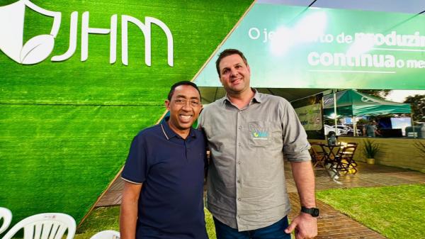 Joel participa da ExpoSoja e recebe o apoio de lideranças do agro no Piauí(Imagem:Ascom)