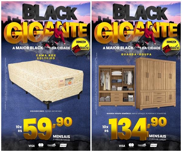 Black Gigante Paraíba: Aproveite as ofertas antecipadas de Black Friday em Floriano(Imagem:Divulgação)