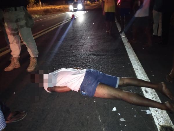 Manoel Messias, v&iacute;tima fatal do acidente.(Imagem:FlorianoNews)