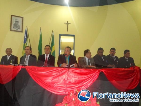 C&acirc;mara Municipal realiza Sess&atilde;o Solene em homenagem &agrave; Ma&ccedil;onaria.(Imagem:FlorianoNews)