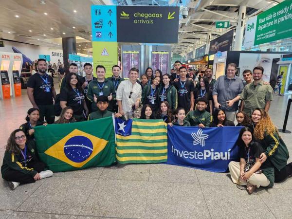 Estudantes piauienses iniciam intercâmbio em Lisboa com imersão em centros de inovação e tecnologia(Imagem:Ascom Seduc)