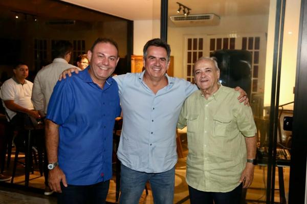 Ciro Nogueira recebe Silvio, secretários e amigos.(Imagem:Divulgação)