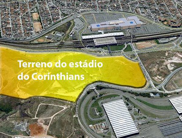 Novo estádio do Corinthians receberá jogos da Copa de 2014