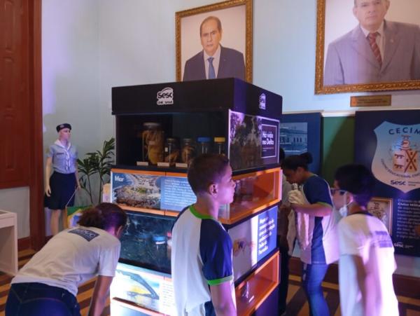 Mini museu do Sesc é inaugurado em Parnaíba com exposição sobre a fauna e a flora do Delta(Imagem:Divulgação)