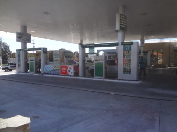 Posto Trevo &eacute; ampliado para melhor atendimento.(Imagem:FlorianoNews)