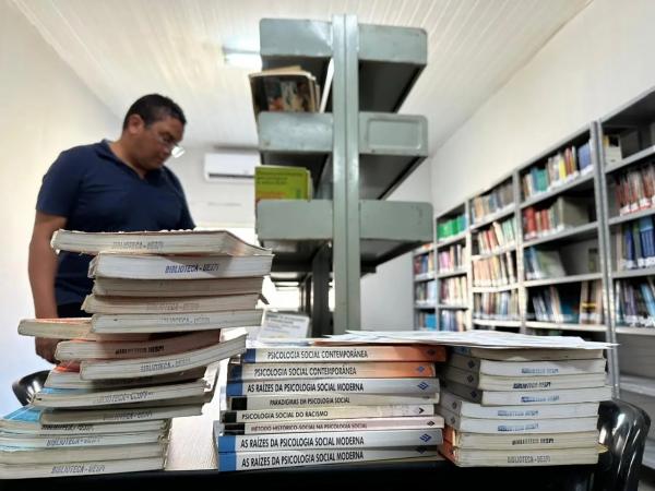 Biblioteca da Uespi (Imagem:Ascom Uespi)