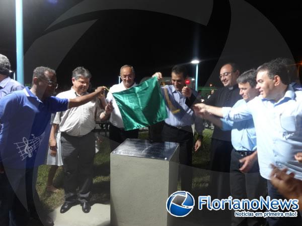 Inaugurada Pra&ccedil;a do bairro Caixa D'&aacute;gua.(Imagem:FlorianoNews)