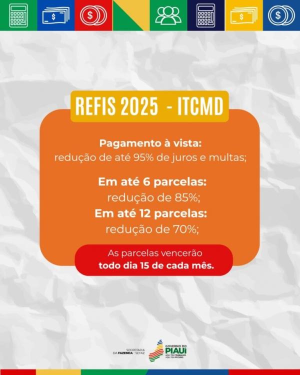 Refis 2025(Imagem:Divulga&ccedil;&atilde;o)