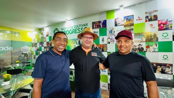 Joel participa da ExpoSoja e recebe o apoio de lideranças do agro no Piauí(Imagem:Ascom)