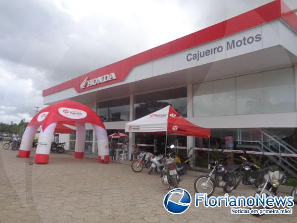 Concession&aacute;ria Honda realiza feir&atilde;o de motos em Floriano.(Imagem:FlorianoNews)