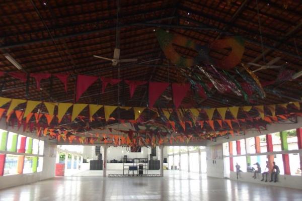 Sede do Bloco Furac&atilde;o &eacute; liberada para a realiza&ccedil;&atilde;o do carnaval.(Imagem:FlorianoNews)