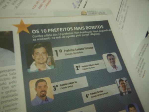 Revista Boletim dos Municípios destaca administração de Gilberto Júnior .(Imagem:FlorianoNews)