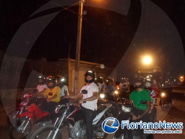  Carreata marca in&iacute;cio dos festejos de Nossa Senhora das Gra&ccedil;as em Floriano.(Imagem:FlorianoNews)