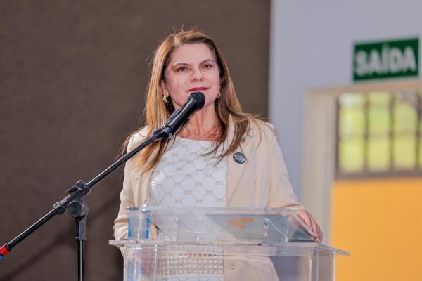 Reitora da UFPI, Nadir Nogueira.(Imagem:Gabriel Paulino)