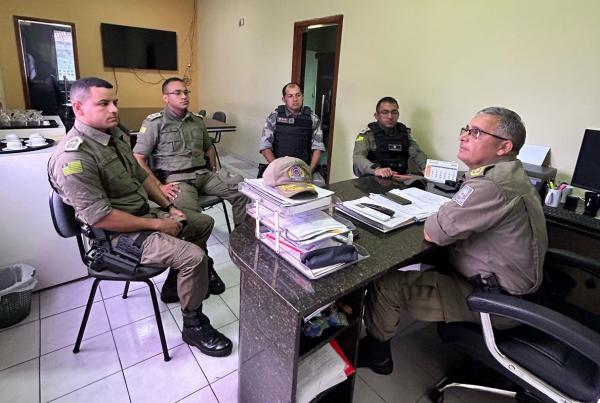 Aspirantes a oficial iniciam est&aacute;gio no 3&ordm; BPM de Floriano(Imagem:Divulga&ccedil;&atilde;o/PM)