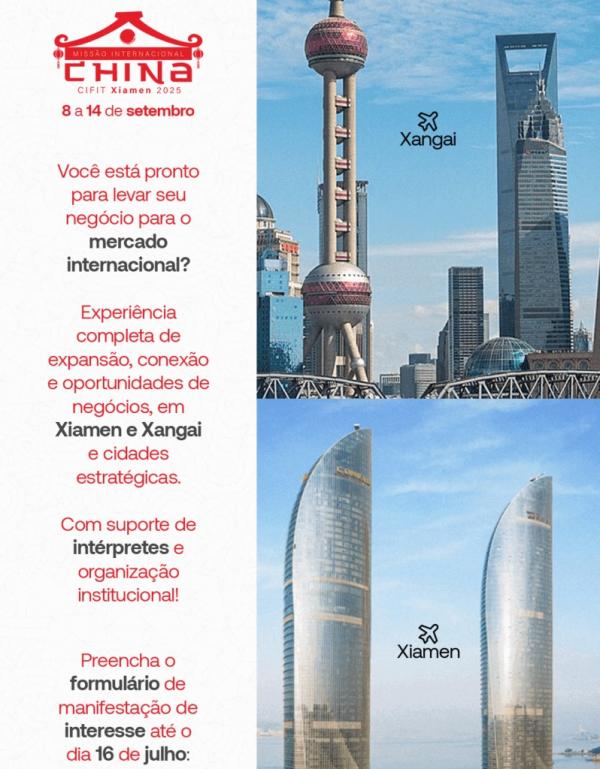 Piauí promove Missão Internacional China 2025 com foco em investimentos e expansão global de negócios.(Imagem:Divulgação/ Investe Piauí)