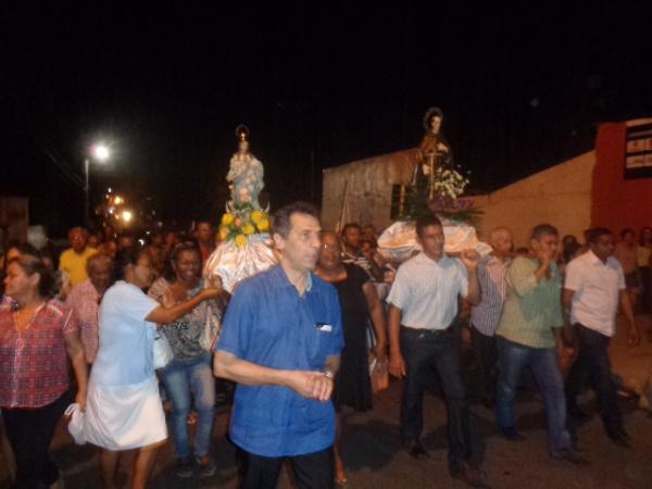 Gilberto J&uacute;nior participa da abertura dos Festejo do Padroeiro de Floriano.(Imagem:Waldemir Miranda)