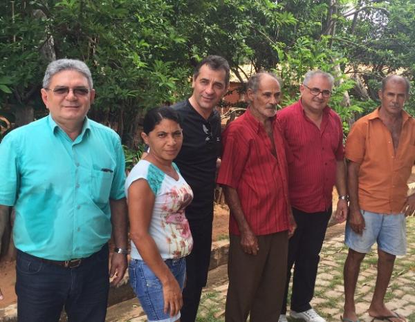 Prefeito Gilberto J&uacute;nior visita comunidades rurais.(Imagem:Secom)