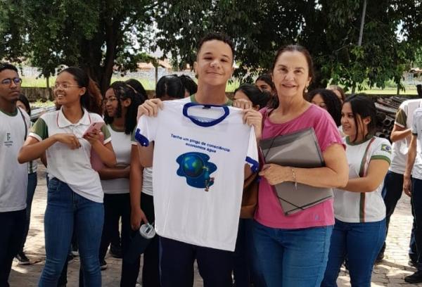 Floriano: Agespisa conscientiza população sobre benefícios do esgotamento sanitário.(Imagem:Divulgação)