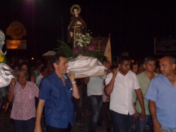 Gilberto J&uacute;nior participa da abertura dos Festejo do Padroeiro de Floriano.(Imagem:Waldemir Miranda)