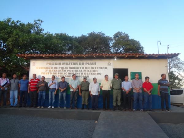 Prefeitura de Floriano em parceria com o 3º BPM inaugura base policial.(Imagem:FlorianoNews)