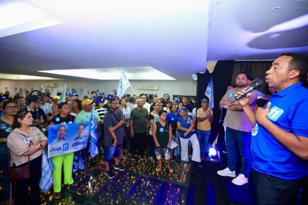 Joel tra&ccedil;a estrat&eacute;gias para reta final e apresenta propostas para resolver problema da falta d&acute;&aacute;gua (Imagem:Ascom)