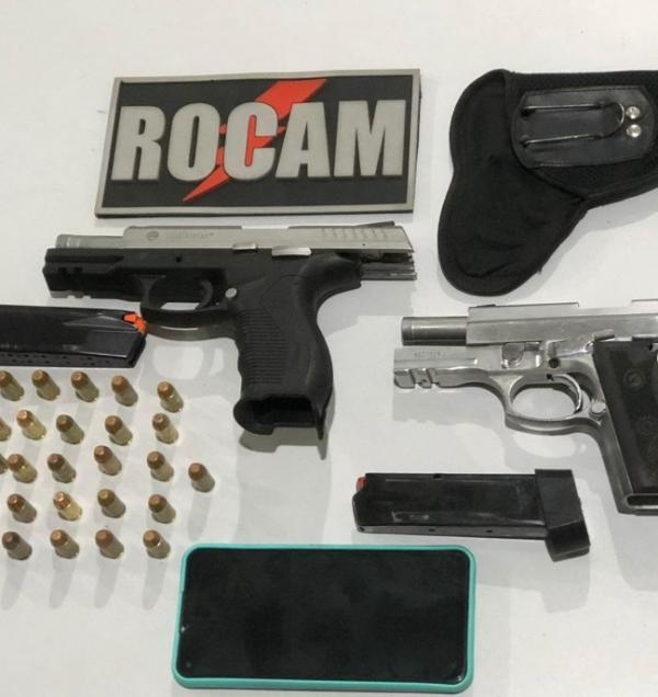  A&ccedil;&atilde;o r&aacute;pida da For&ccedil;a T&aacute;tica e ROCAM resulta em pris&atilde;o de suspeitos armados em Floriano(Imagem:Reprodu&ccedil;&atilde;o/Instagram)