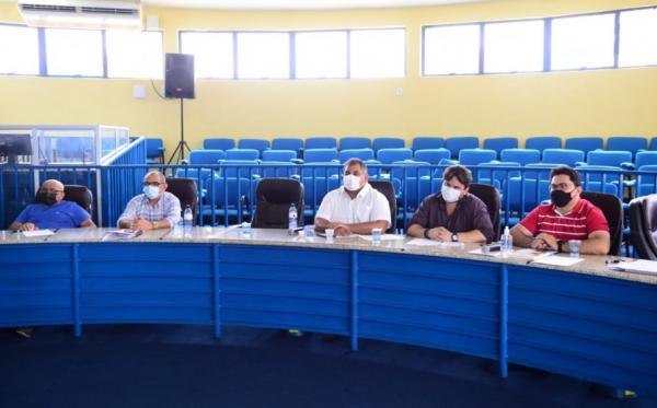  Audi&ecirc;ncia na CMF discute sobre as obras de esgotamento sanit&aacute;rio(Imagem:Secom)
