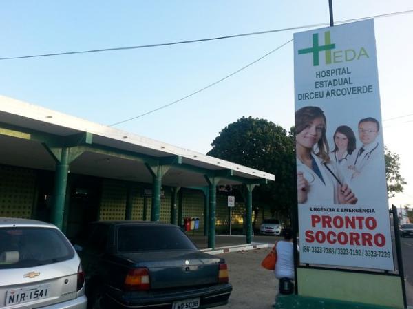 V&iacute;tima estava internada da Unidade de Terapia Intensiva do Hospital Estadual Dirceu Arcoverde.(Imagem:Patr&iacute;cia Andrade/G1)