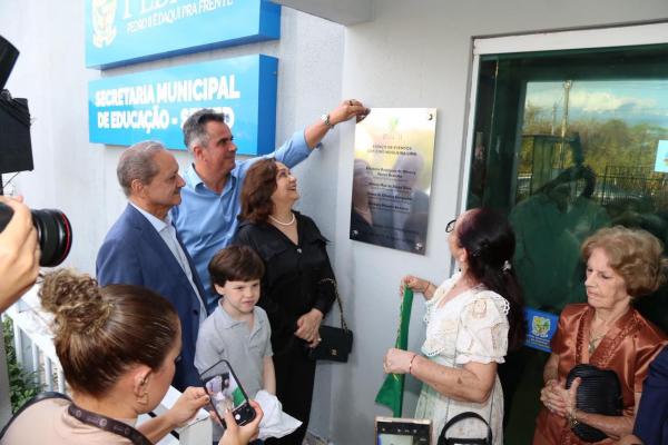 Ciro Nogueira se emociona com homenagem ao pai em Pedro II(Imagem:Ascom )