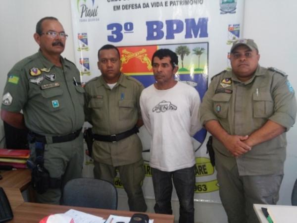 Acusado de homic&iacute;dio &eacute; preso em Floriano.(Imagem:Jc24horas)
