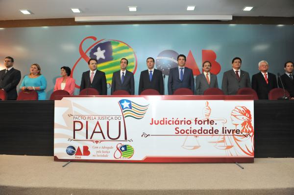 OAB lançou Pacto pela Justiça do Piauí