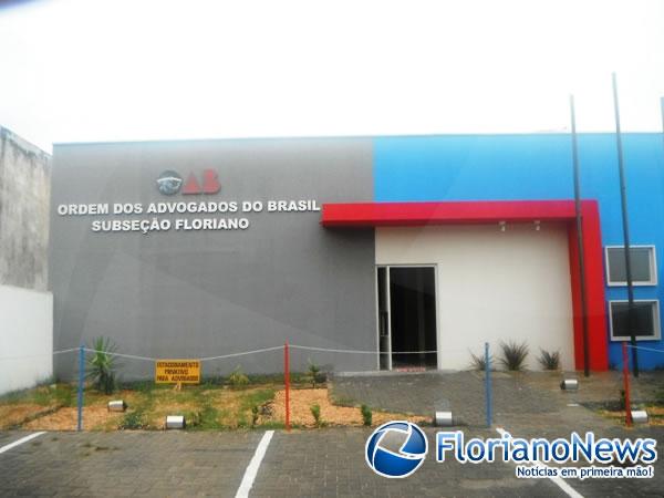 Subse&ccedil;&atilde;o da OAB-PI em Floriano.(Imagem:FlorianoNews)