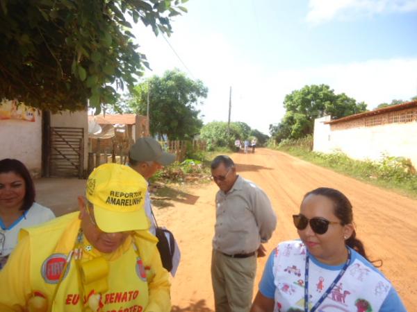 Secretaria de Sa&uacute;de promove mutir&atilde;o de combate ao Aedes aegypti no bairro Guia.(Imagem:FlorianoNews)