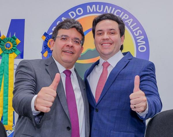 Rafael Fonteles e Pomp&iacute;lio Evaristo Filho(Imagem:Gabriel Paulino)