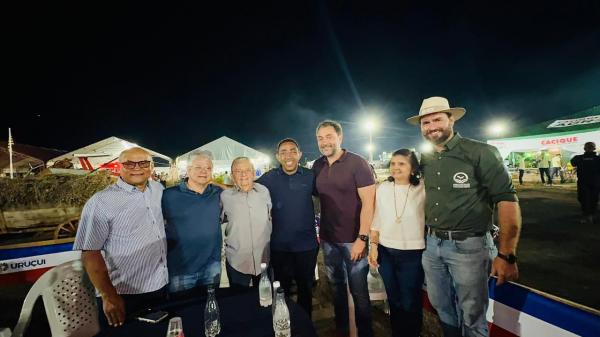 Joel participa da ExpoSoja e recebe o apoio de lideranças do agro no Piauí(Imagem:Ascom)