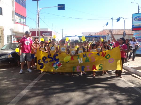 SESC Floriano realiza Projeto ?Brincando nas F&eacute;rias?(Imagem:FlorianoNews)