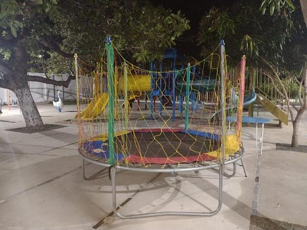  Pra&ccedil;a dos Brinquedos da AABB Floriano.(Imagem:FlorianoNews)