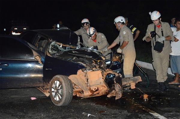 Acidente envolvendo carro, caminhão e animal, tira a vida de jovem piauiense