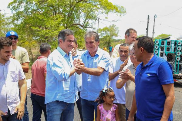 Ciro Nogueira inaugura obra de pavimentação e visita novas construções no município de União(Imagem:Ascom)