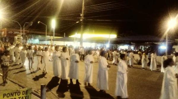 Prociss&atilde;o e missa encerram festejos de Nossa Senhora das Gra&ccedil;as em Floriano.(Imagem:FlorianoNews)