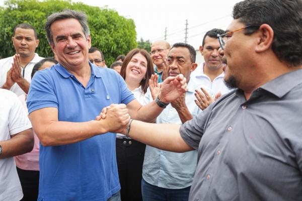 Em visita a Altos, Ciro Nogueira visita obra do Mercado Público, fruto de seu mandato(Imagem:Ascom)