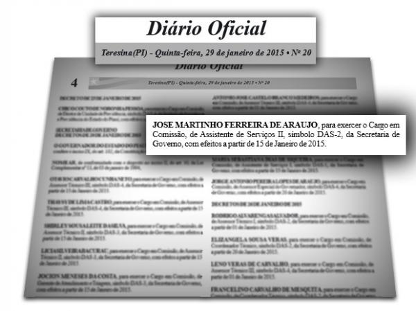 Motorista detido com R$ 180 mil é nomeado para cargo no governo do PI