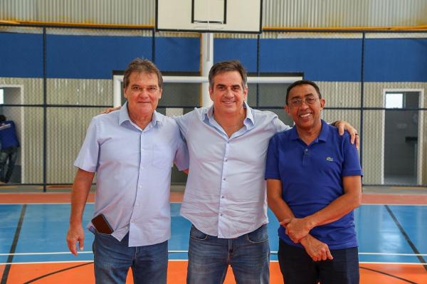 Ciro Nogueira inaugura obra de pavimentação e visita novas construções no município de União(Imagem:Ascom)