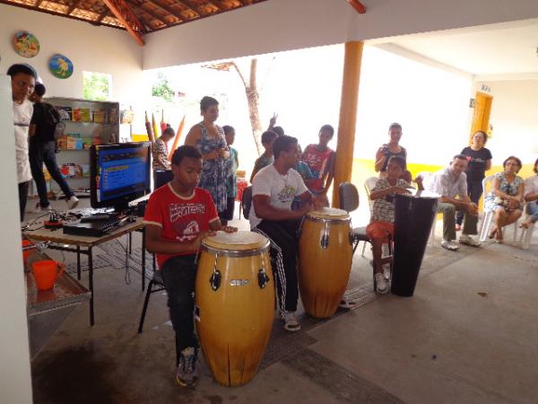 Escola Antonieta Castro realizou aula inaugural do Programa Mais Educa&ccedil;&atilde;o.(Imagem:FlorianoNews)
