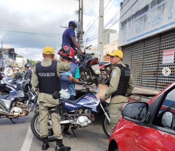 Reforço policial intensifica operação de fiscalização em Floriano(Imagem:Reprodução/Instagram)